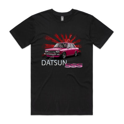 Datsun 1600 - Rising Sun - Pink - Mens Staple Tee Thumbnail