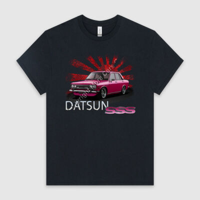 Datsun 1600 - Rising Sun - Pink - HeavyCotton™ Tee Thumbnail