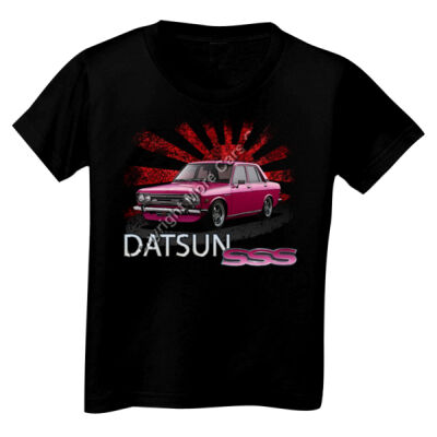Datsun 1600 - Rising Sun - Pink - Toddler Unisex T Shirt Thumbnail