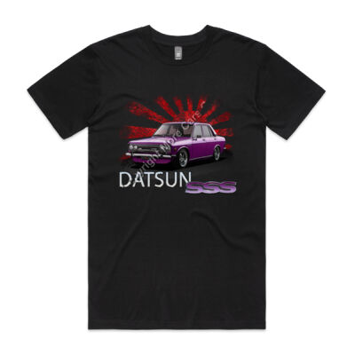 Datsun 1600 - Rising Sun - Purple - Mens Staple Tee Thumbnail
