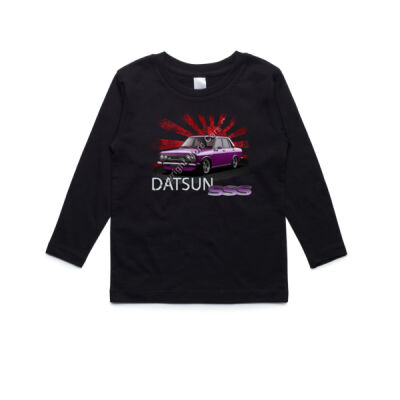 Datsun 1600 - Rising Sun - Purple - AS Colour Kids Longsleeve Tee Thumbnail
