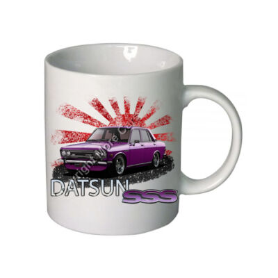 Datsun 1600 - Rising Sun - Purple - Boutique Ceramic Mug Thumbnail