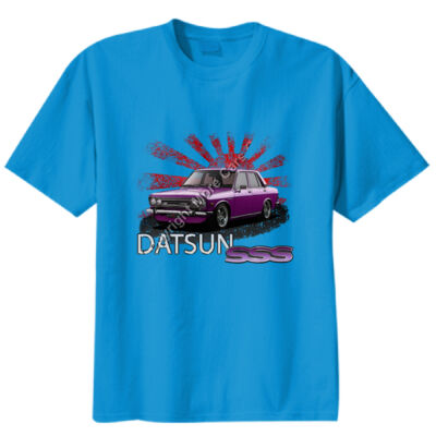 Datsun 1600 - Rising Sun - Purple - Unisex Modern Fit Tee Thumbnail