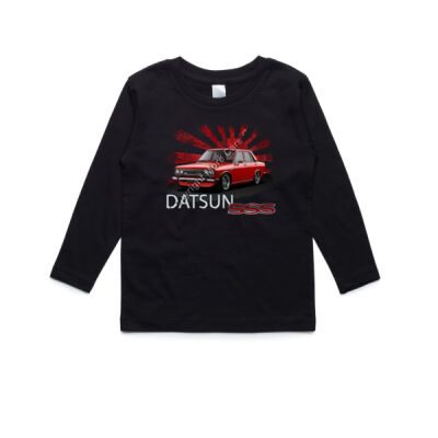 Datsun 1600 - Rising Sun - Red - AS Colour Kids Longsleeve Tee Thumbnail