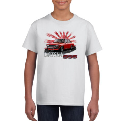Datsun 1600 - Rising Sun - Red - Gildan Youth Unisex T Shirt Thumbnail