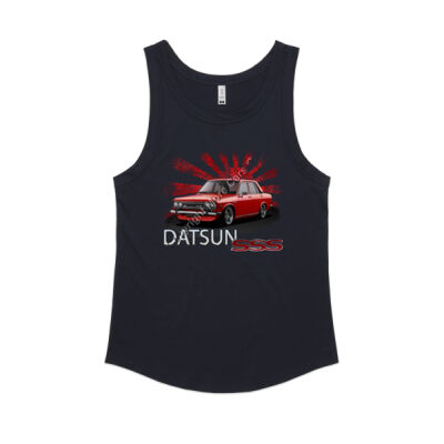 Datsun 1600 - Rising Sun - Red - Women's Sunday Singlet Thumbnail