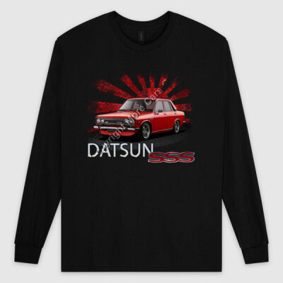 Datsun 1600 - Rising Sun - Red - Ultra Cotton Mens Longsleeve Tee Thumbnail