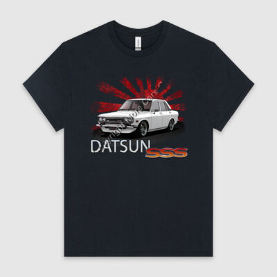 Datsun 1600 - Rising Sun - White - HeavyCotton™ Tee Thumbnail