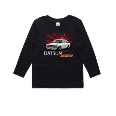 Datsun 1600 - Rising Sun - White - AS Colour Kids Longsleeve Tee Thumbnail