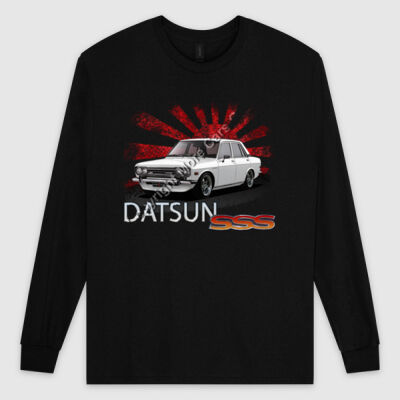 Datsun 1600 - Rising Sun - White - Ultra Cotton Mens Longsleeve Tee Thumbnail