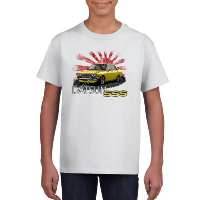 Datsun 1600 - Rising Sun - Yellow - Gildan Youth Unisex T Shirt Thumbnail