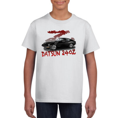 Datsun 240 Z - Z Car - Black - Gildan Youth Unisex T Shirt Thumbnail
