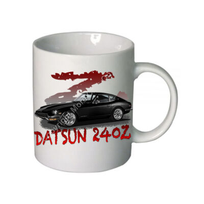 Datsun 240 Z - Z Car - Black - Boutique Ceramic Mug Thumbnail
