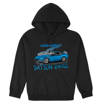 Datsun 240 Z - Z Car - Blue Metallic - Hooded Sweatshirt Thumbnail