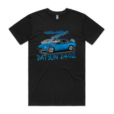Datsun 240 Z - Z Car - Blue Metallic - Mens Staple Tee Thumbnail