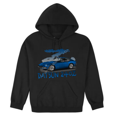 Datsun 240 Z - Z Car - Blue - Hooded Sweatshirt Thumbnail