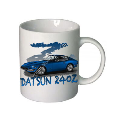 Datsun 240 Z - Z Car - Blue - Boutique Ceramic Mug Thumbnail