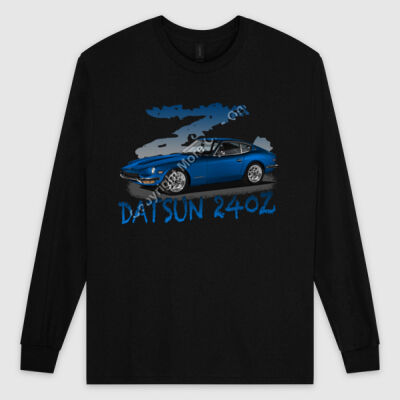 Datsun 240 Z - Z Car - Blue - Ultra Cotton Mens Longsleeve Tee Thumbnail