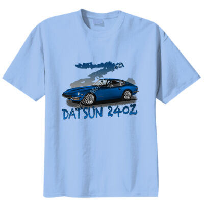 Datsun 240 Z - Z Car - Blue - Unisex Modern Fit Tee Thumbnail