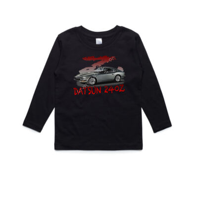 Datsun 240 Z - Z Car - Charcoal - AS Colour Kids Longsleeve Tee Thumbnail