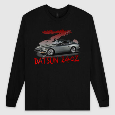 Datsun 240 Z - Z Car - Charcoal - Ultra Cotton Mens Longsleeve Tee Thumbnail