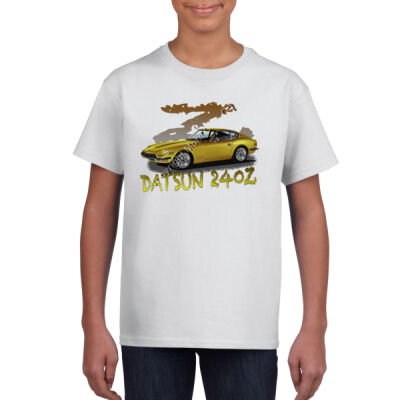 Datsun 240 Z - Z Car - Black - Gildan Youth Unisex T Shirt Thumbnail