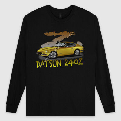 Datsun 240 Z - Z Car - Black - Ultra Cotton Mens Longsleeve Tee Thumbnail