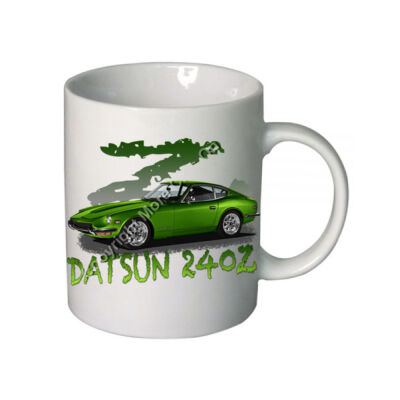 Datsun 240 Z - Z Car - Green - Boutique Ceramic Mug Thumbnail