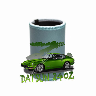 Datsun 240 Z - Z Car - Green - Stubby Coolers with Base Thumbnail