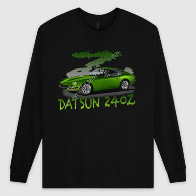 Datsun 240 Z - Z Car - Green - Ultra Cotton Mens Longsleeve Tee Thumbnail
