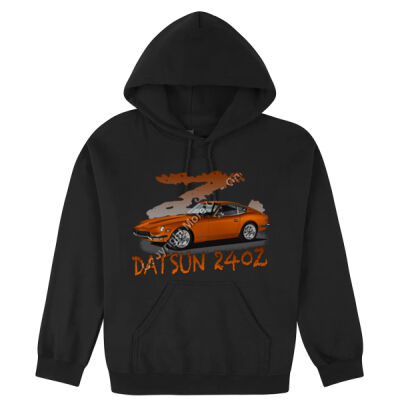 Datsun 240 Z - Z Car - Orange - Hooded Sweatshirt Thumbnail