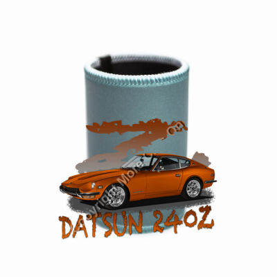 Datsun 240 Z - Z Car - Orange - Stubby Coolers with Base Thumbnail