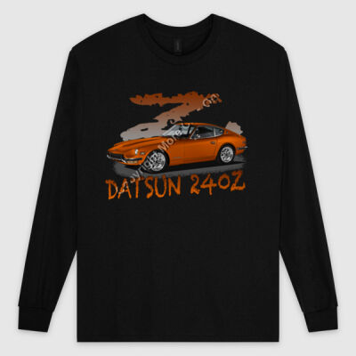 Datsun 240 Z - Z Car - Orange - Ultra Cotton Mens Longsleeve Tee Thumbnail