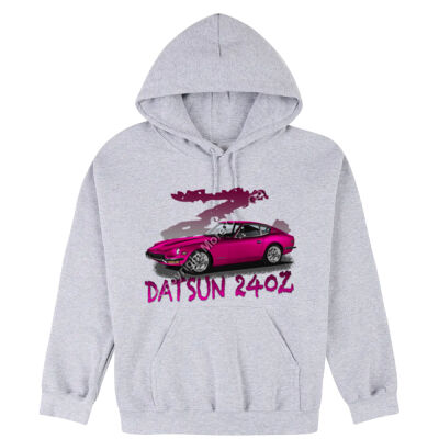 Datsun 240 Z - Z Car - Pink - Hooded Sweatshirt Thumbnail