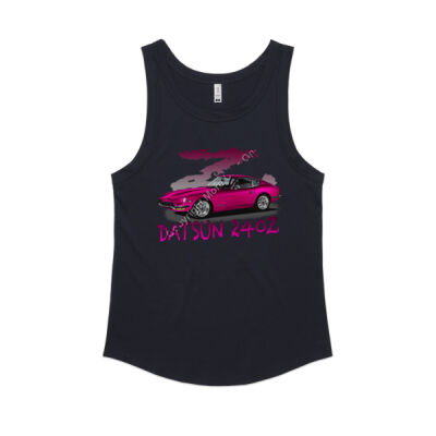 Datsun 240 Z - Z Car - Pink - Women's Sunday Singlet Thumbnail
