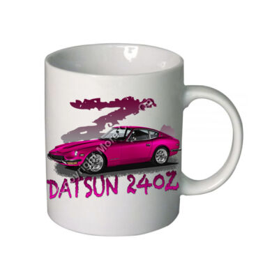 Datsun 240 Z - Z Car - Pink - Boutique Ceramic Mug Thumbnail
