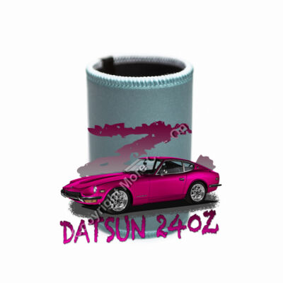 Datsun 240 Z - Z Car - Pink - Stubby Coolers with Base Thumbnail