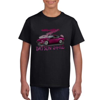 Datsun 240 Z - Z Car - Purple - Youth Crew Neck Tee (Same Day) Thumbnail