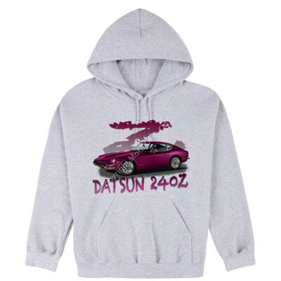 Datsun 240 Z - Z Car - Purple - Hooded Sweatshirt Thumbnail
