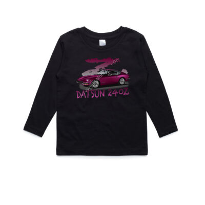 Datsun 240 Z - Z Car - Purple - AS Colour Kids Longsleeve Tee Thumbnail