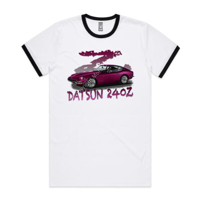 Datsun 240 Z - Z Car - Purple - Mens Ringer Tee Thumbnail