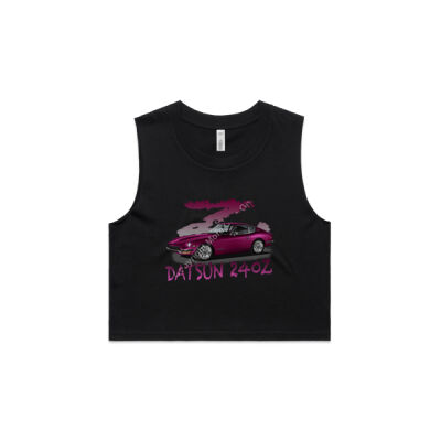 Datsun 240 Z - Z Car - Purple - AS Colour Women's Crop Tank Thumbnail