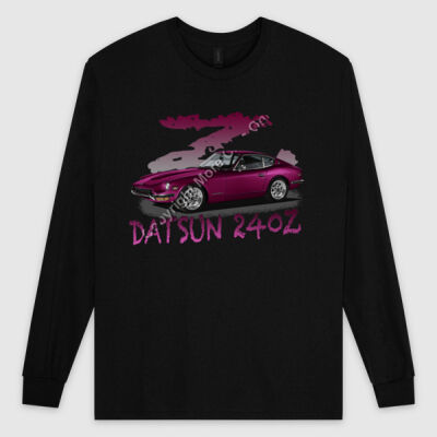 Datsun 240 Z - Z Car - Purple - Ultra Cotton Mens Longsleeve Tee Thumbnail