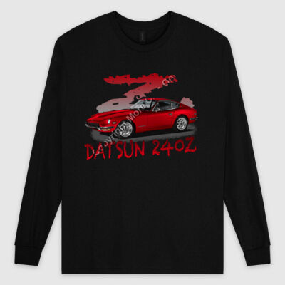 Datsun 240 Z - Z Car - Red - Ultra Cotton Mens Longsleeve Tee Thumbnail
