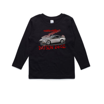 Datsun 240 Z - Z Car -Silver - AS Colour Kids Longsleeve Tee Thumbnail
