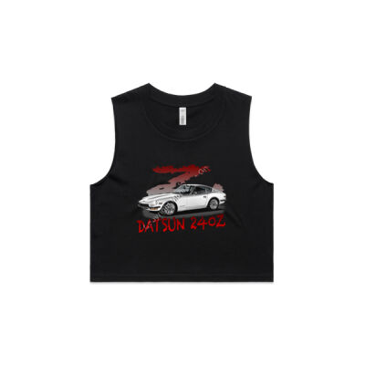 Datsun 240 Z - Z Car - White - AS Colour Women's Crop Tank Thumbnail