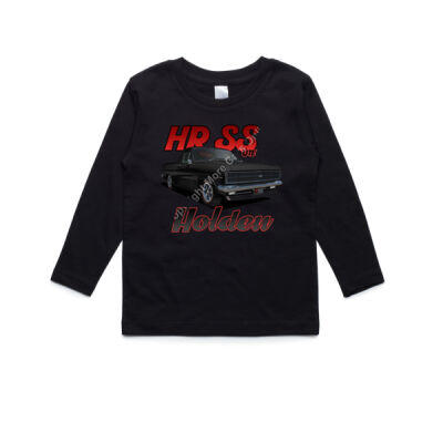 Holden - HR Ute - SS - Black - AS Colour Kids Longsleeve Tee Thumbnail