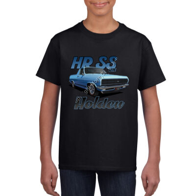 Holden - HR Ute - SS - Blue - Youth Crew Neck Tee (Same Day) Thumbnail