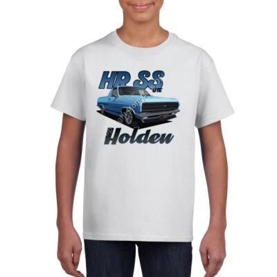 Holden - HR Ute - SS - Blue - Gildan Youth Unisex T Shirt Thumbnail