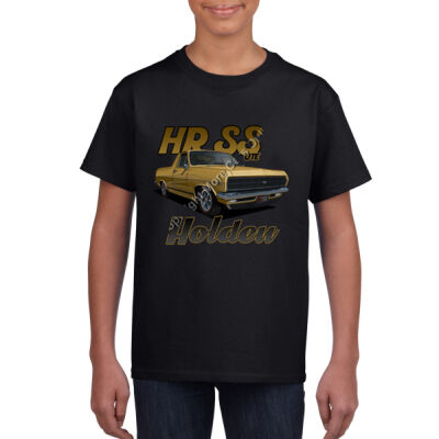 Holden - HR Ute - SS - Gold - Youth Crew Neck Tee (Same Day) Thumbnail